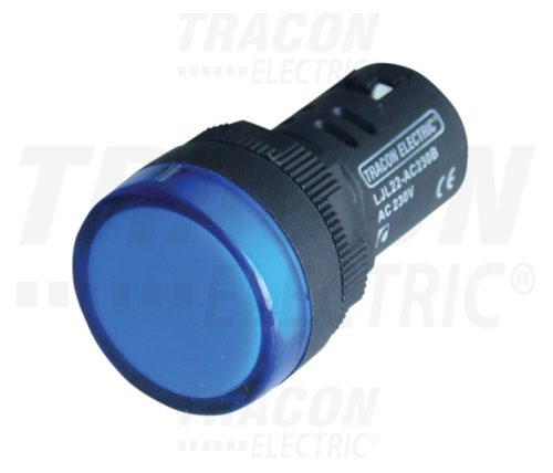 LJL22-AC230B LED-es jelzőlámpa, kék