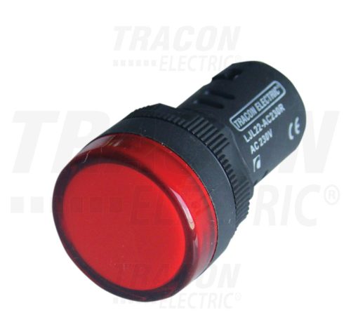 LJL22-RA LED-es jelzőlámpa, piros