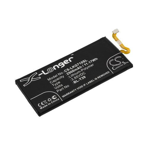 LGEAC63878401, BL-T39 3.85V 2900mAh utángyártott RealPower Li-Polymer akku