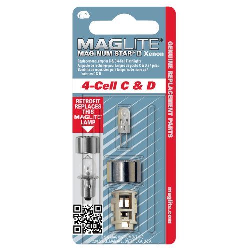 LMXA401 Maglite Xenon Magnum Star II pótizzó 4 C/D lámpákhoz (1db)