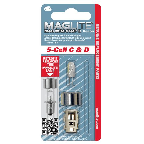 LMXA501 Maglite Xenon Magnum Star II pótizzó5 C/D lámpákhoz (1db)