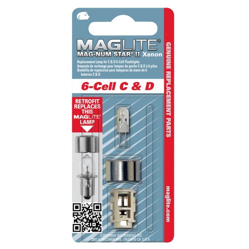 LMXA601 Maglite Xenon Magnum Star II pótizzó 6 C/D lámpákhoz (1db)