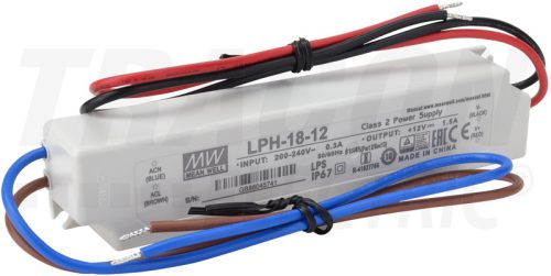 LPH-18-12 Műanyag házas LED meghajtó
