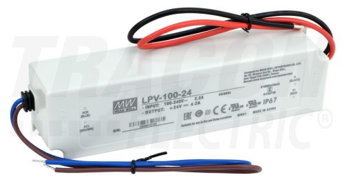 LPV-100-24 Műanyag házas LED meghajtó