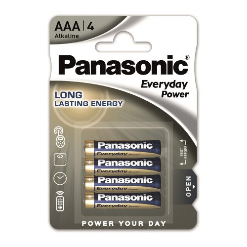 Panasonic LR03EPS/4BP 1,5V AAA/mikro tartós alkáli elem 4 db/csomag