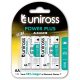 Uniross 1,5V LR6/AA/ceruza tartós alkáli elem POWER PLUS 4db/csomag