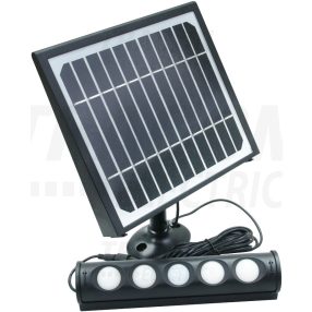 Napelemes LED spot fényvető mozgásérzékelővel