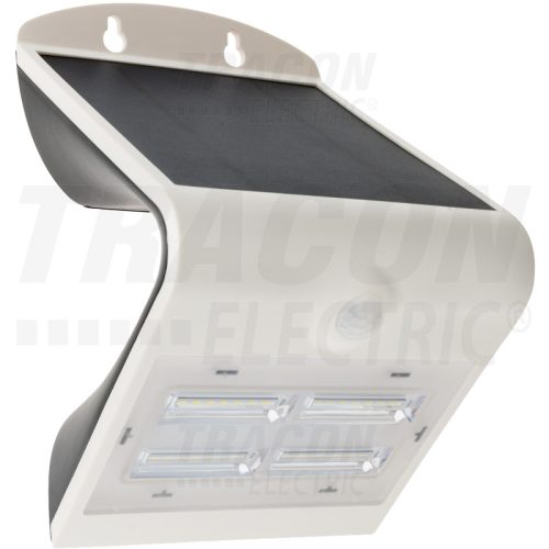 LSLBW3W Napelemes LED fali világítótest mozgásérzékelővel, fehér