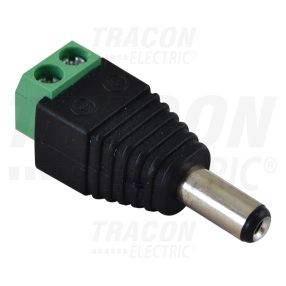 Jack/csavaros csatlakozó dugó LED szerelésekhez