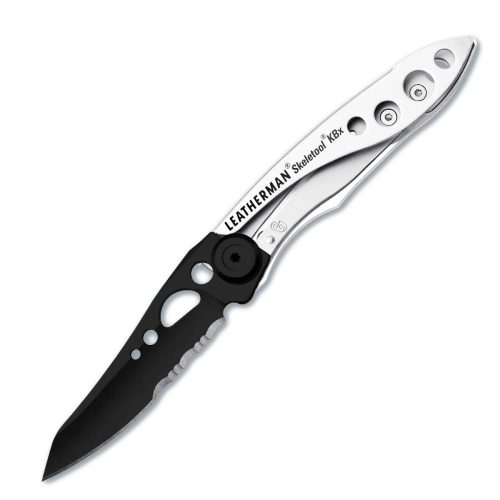 LTG832619 Leatherman Skeletool KBx kés, fekete/ezüst