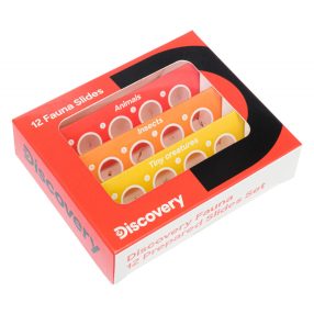   Levenhuk Discovery Fauna – 12 előkészített tárgylemez-készlet