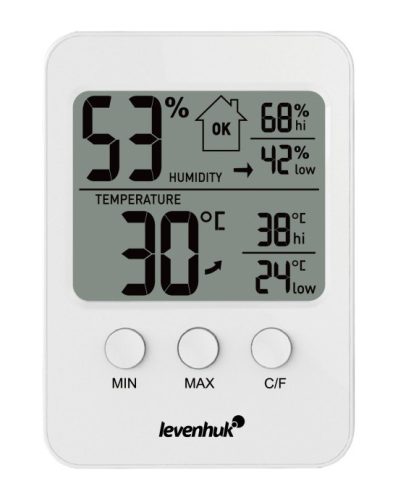 Levenhuk Wezzer BASE L30 hőmérséklet- és páratartalom-mérő készülék