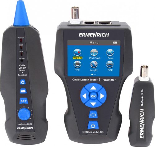 Ermenrich NetGeeks NL80 kábelhossz tesztelő