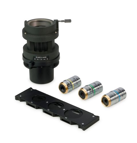 MAGUS HCM360 eszköz Hoffman modulációs kontraszt használatához, objektív készlettel