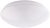 Védett kerek falilámpa, opál bura, fehér