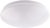 Védett kerek falilámpa, opál bura, fehér