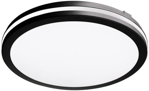 LED mennyezeti lámpa színhőállító kapcsolóval,fekete