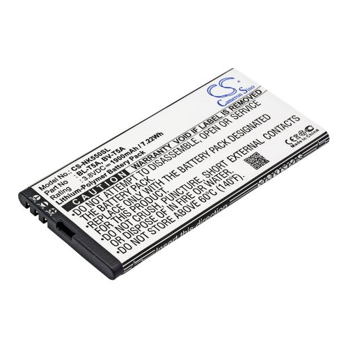 Microsoft BL-T5A,BV-T5A 3.8V 1900mAh utángyártott akku