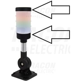   Fényjelző oszlop alapcsomag (talp, rúd, fedelek, duda, kábel