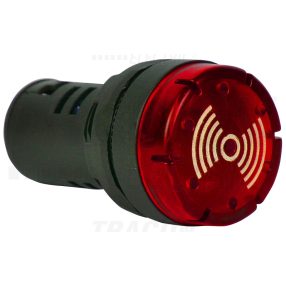 Hang- és fényjelző, piros