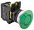 Gombafejű világító nyomógomb,zöld