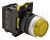 Világító nyomókapcsoló, kiálló, sárga