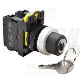 Kulcsos kapcsoló, bal-jobb KI,kétállású