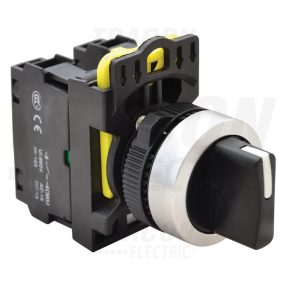   Karos kapcsoló, háromállású, rugóvisszatérítéses jobbról