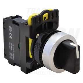   Karos kapcsoló, háromállású, rugóvisszatérítés balról