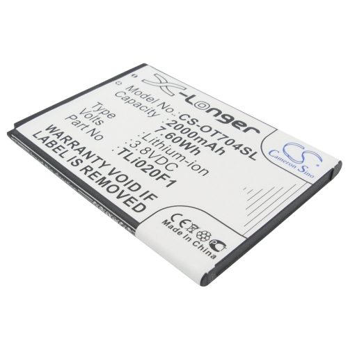 Alcatel TLi020F2, TLi020F1, TLi020G1 3.8V 2000mAh utángyártott akku Li-ion