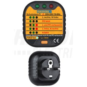 Dugaszoló aljzat teszter