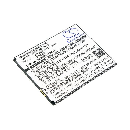 Prestigio PSP5551 DUO 3.7V 1550mAh utángyártott RealPower Li-ion akku