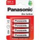 Panasonic RedZinc R6RZ/4BP AA/ceruza cink-mangán tartós elem 4 db/csomag