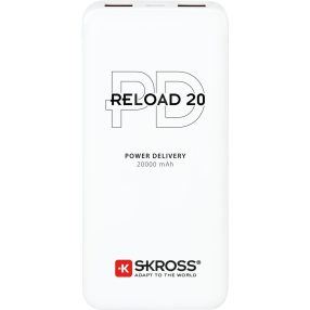   SKROSS Reload20 20Ah power bank USB/microUSB kábellel, két kimenettel