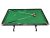 RELAX összecsukható biliárdasztal, zöld