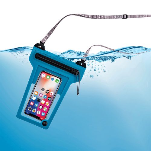 ROPPL-03-R3 RunOff® Vízhatlan telefontok, kék (86x166x14 mm)