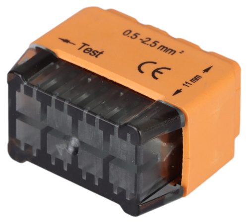 Csavar nélküli vezetékösszekötő, narancssárga