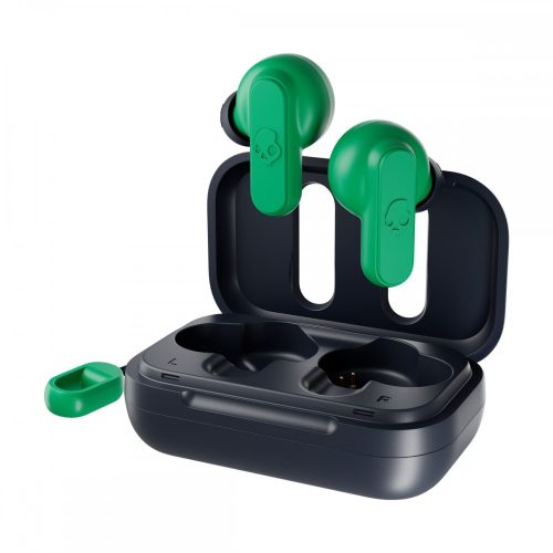 Skullcandy DIME Bluetooth fülhallgató, kék/zöld