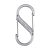S -Biner® acél dupla karabiner #2 - acél