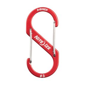   SBA3-10-R6 S-Biner® Alumínium S (dupla) Karabiner #3 - Piros