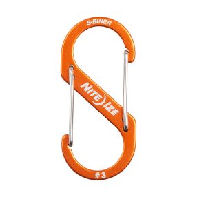 S -Biner® alumínium dupla karabiner #3 - Orange