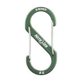 S -Biner® alumínium dupla karabiner #4 - Olive