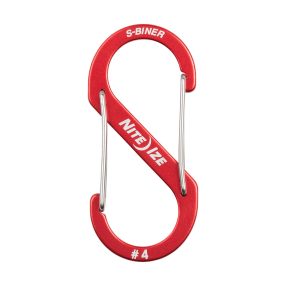   SBA4-10-R6 S-Biner® Alumínium S (dupla) Karabiner #4 - Piros