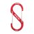 SBA4-10-R6 S-Biner® Alumínium S (dupla) Karabiner #4 - Piros