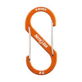 S -Biner® alumínium dupla karabiner #4 - Orange