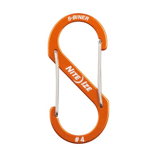 S -Biner® alumínium dupla karabiner #4 - Orange