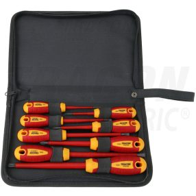 Tracon SDSETOF8 Csavarhúzó 8as szett, 1000V-raszig., CrV, SLPH, tartóban