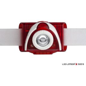 LEDLENSER SEO5 3xAAA 180 lm fejlámpa piros