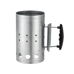   Blim+ 10-186-005 faszénbegyújtó, horganyzott acél, 15cm átmérő, 27cm magasság