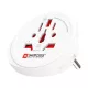 SKROSS 1.500211C-E utazó adapter, "World to Europe”, max. 4000W
